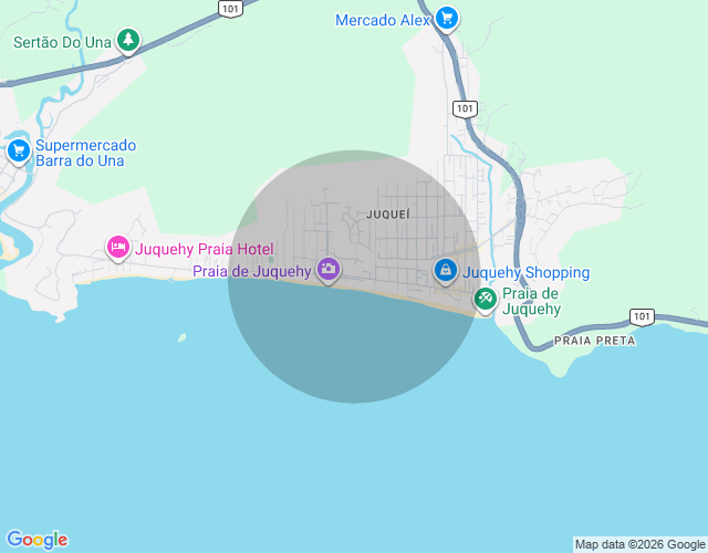 Imóvel no mapa