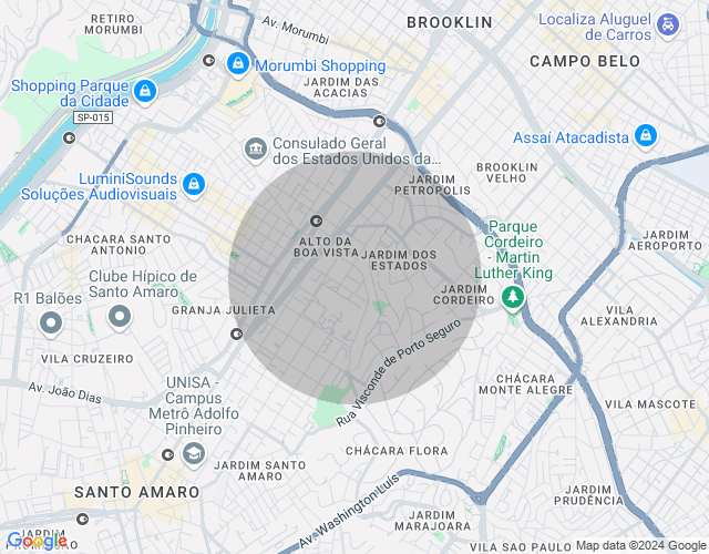 Imóvel no mapa