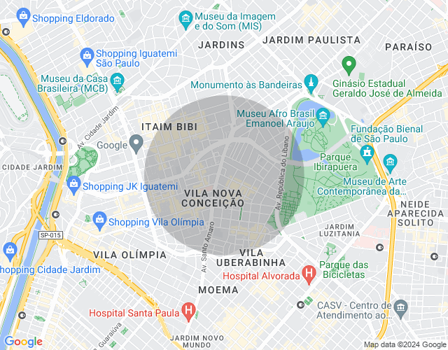 Imóvel no mapa