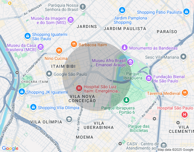 Imóvel no mapa