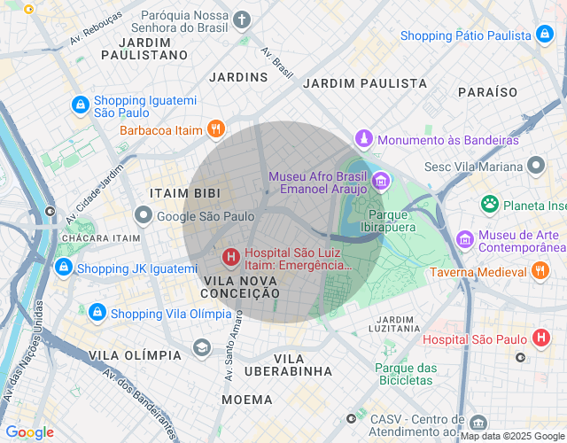 Imóvel no mapa