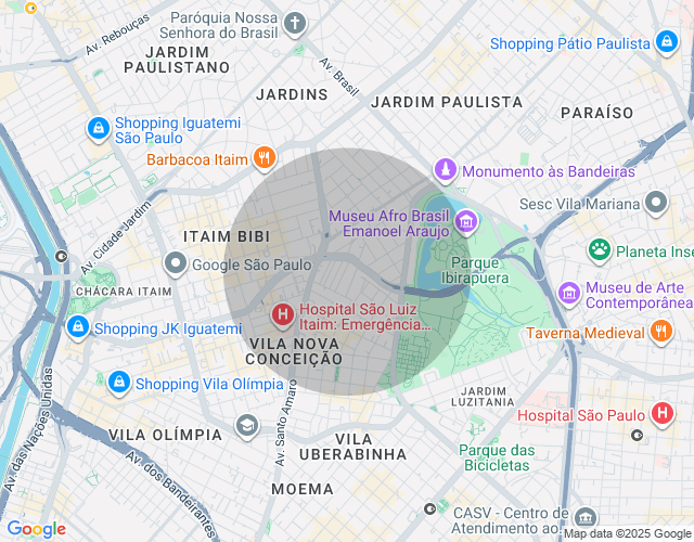 Imóvel no mapa