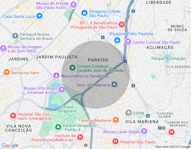 Imóvel no mapa