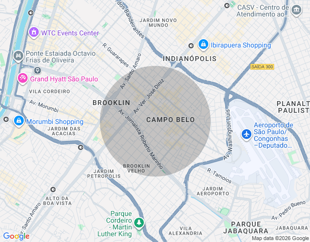 Imóvel no mapa