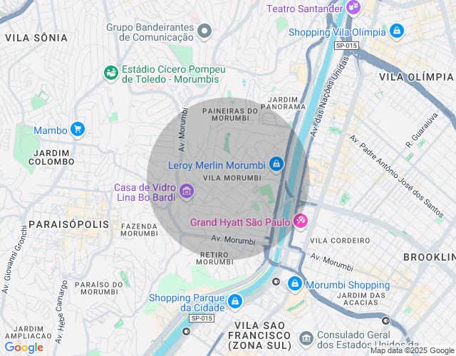 Imóvel no mapa