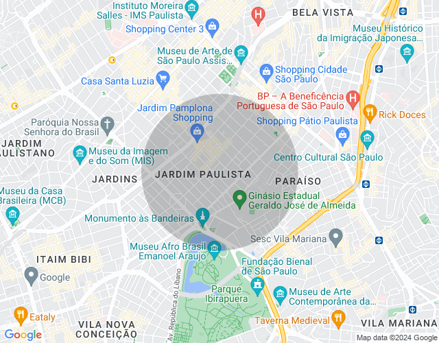 Imóvel no mapa