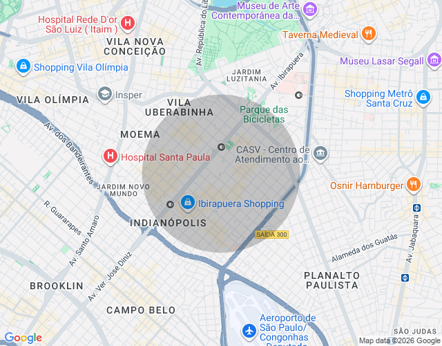 Imóvel no mapa