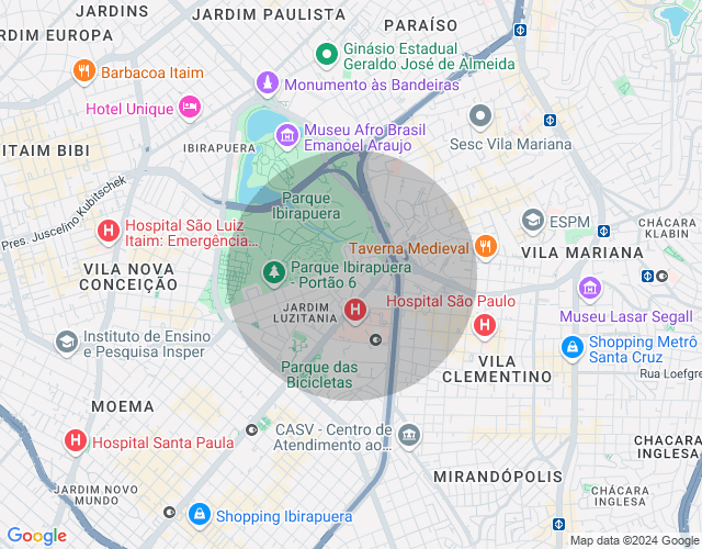 Imóvel no mapa