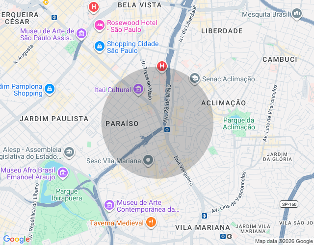 Imóvel no mapa
