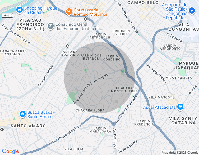 Imóvel no mapa