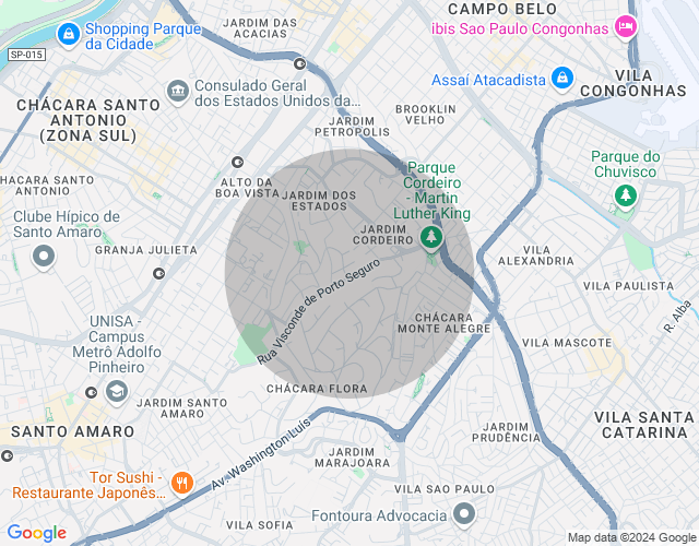 Imóvel no mapa