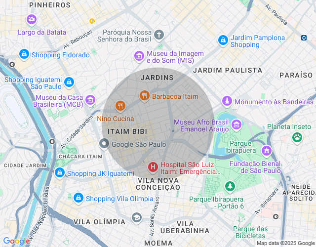 Imóvel no mapa