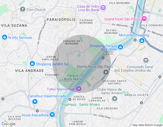 Imóvel no mapa