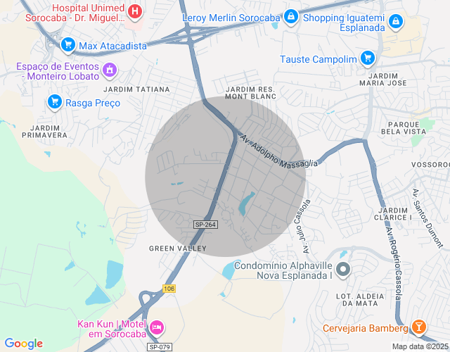 Imóvel no mapa
