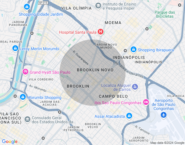 Imóvel no mapa