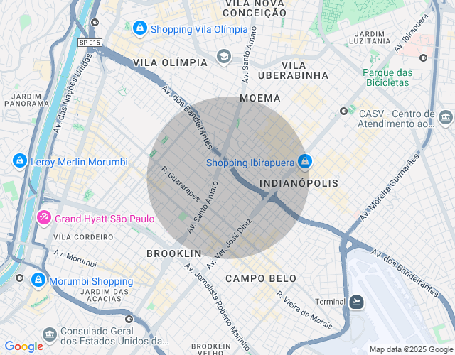 Imóvel no mapa