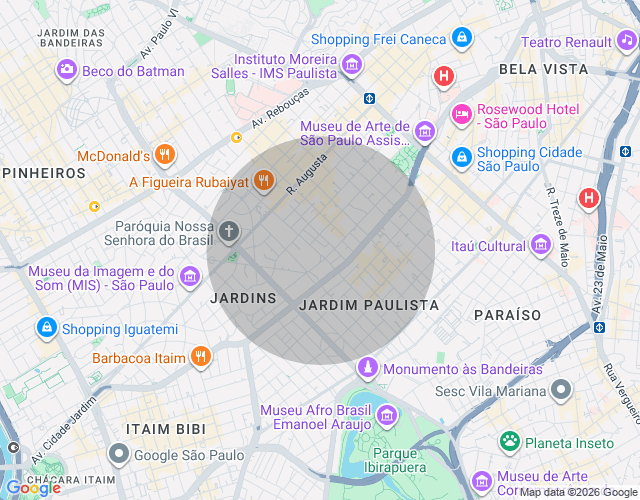 Imóvel no mapa