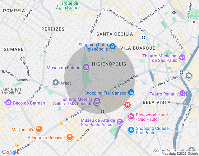 Imóvel no mapa