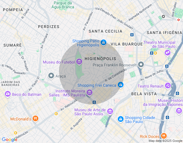Imóvel no mapa