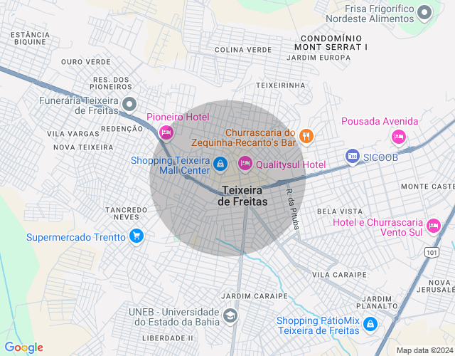 Imóvel no mapa