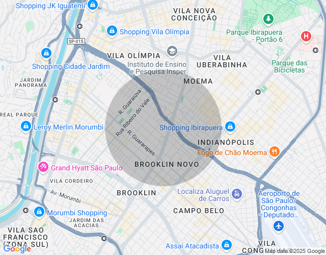 Imóvel no mapa