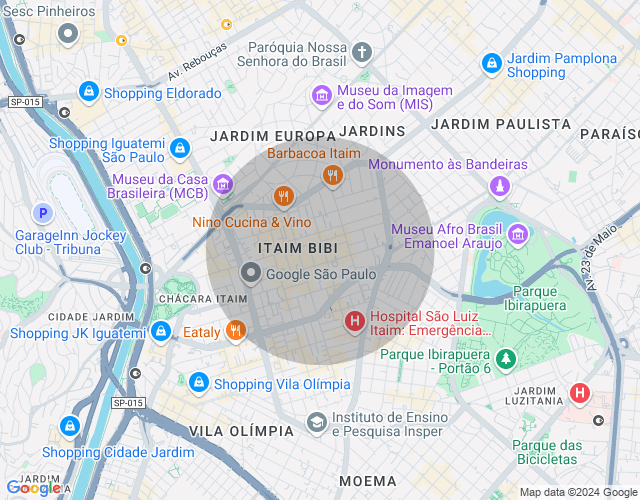 Imóvel no mapa