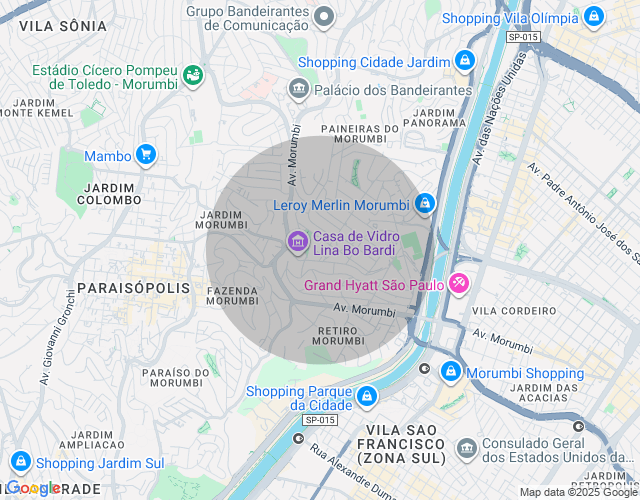 Imóvel no mapa
