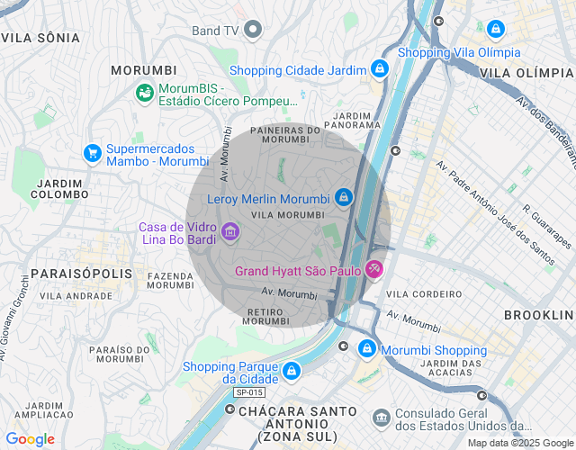 Imóvel no mapa