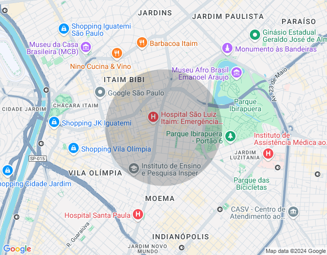 Imóvel no mapa