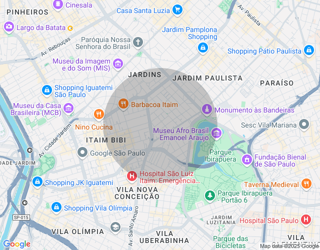 Imóvel no mapa
