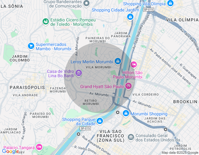 Imóvel no mapa