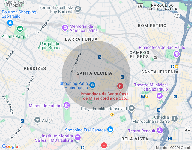 Imóvel no mapa