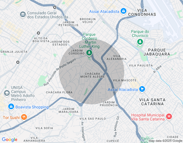 Imóvel no mapa