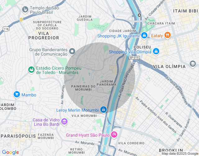 Imóvel no mapa