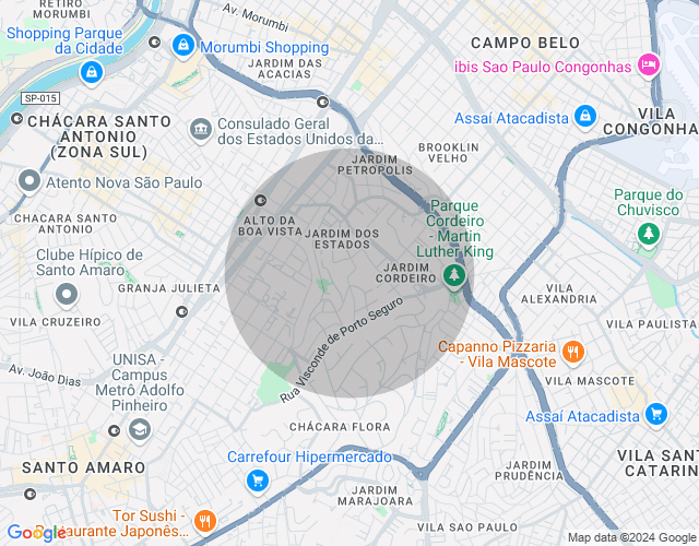 Imóvel no mapa