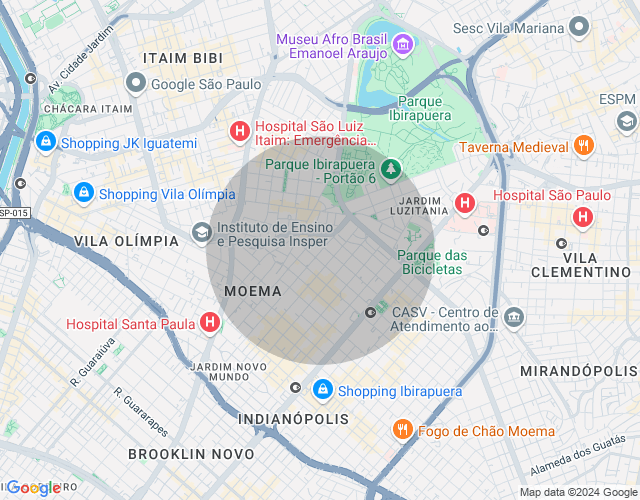 Imóvel no mapa