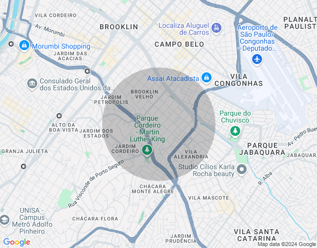Imóvel no mapa
