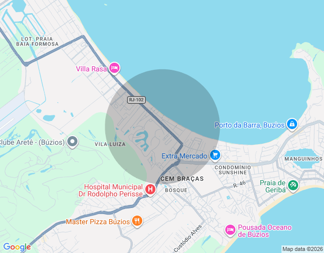 Imóvel no mapa