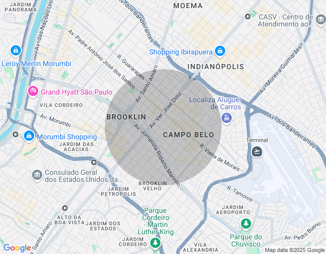 Imóvel no mapa