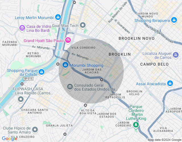 Imóvel no mapa
