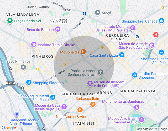 Imóvel no mapa