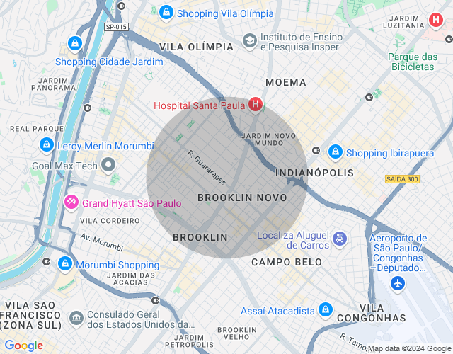Imóvel no mapa