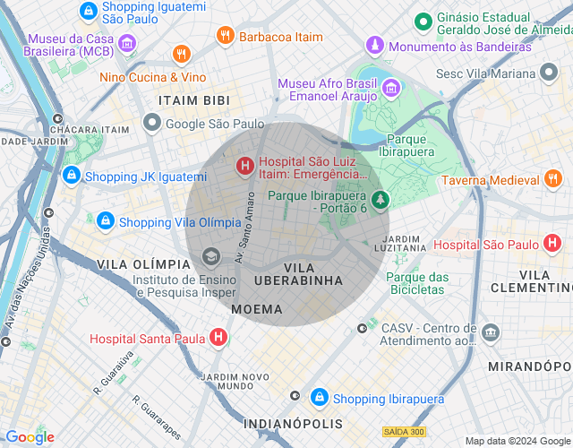 Imóvel no mapa