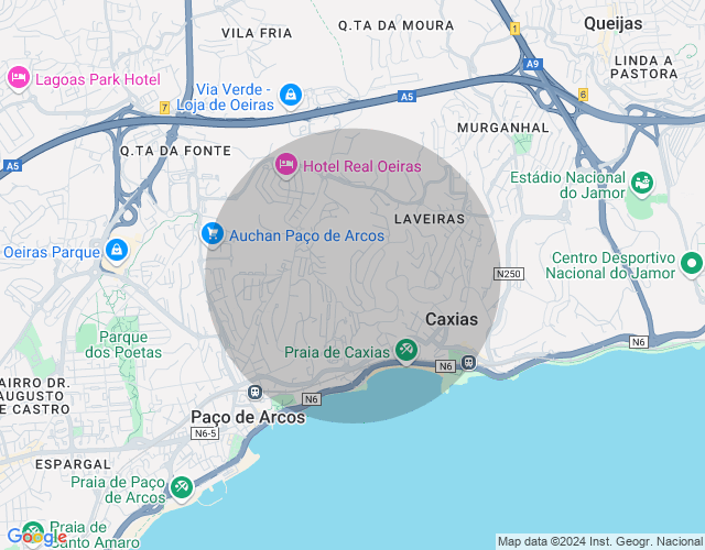 Imóvel no mapa