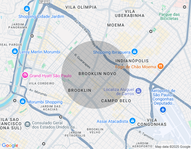 Imóvel no mapa