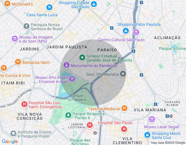 Imóvel no mapa
