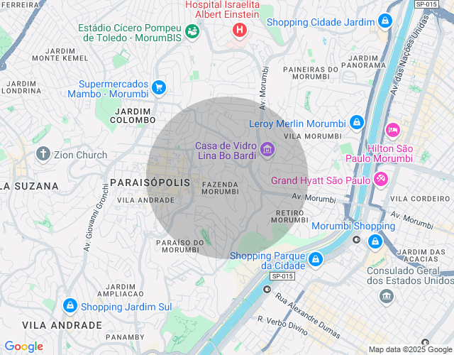 Imóvel no mapa