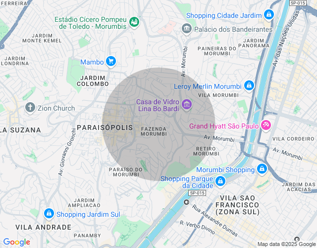 Imóvel no mapa