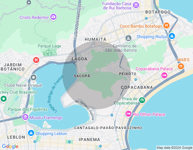 Imóvel no mapa