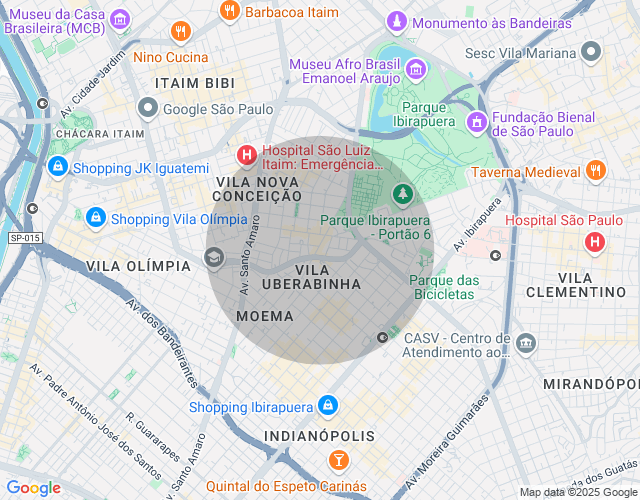 Imóvel no mapa